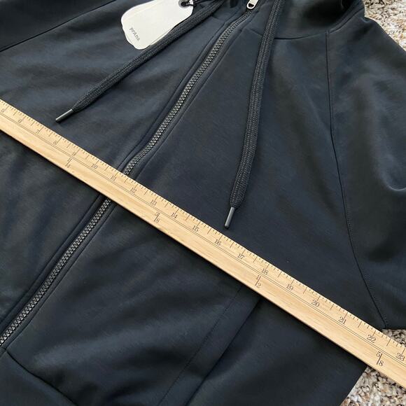 Prana Shea Full Zip Hoodie Women's M Black Relaxed Fit Buttery Soft Tencel Blend - Picture 9 of 10